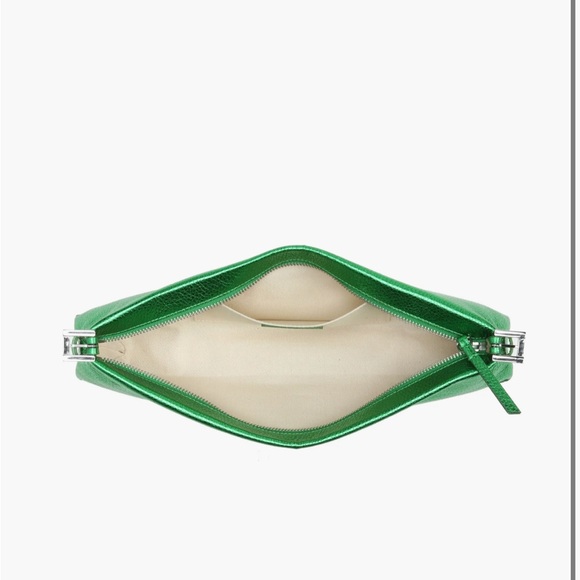 By Fair Dulce Long Metallic Leather Shoulder Bag green - Picture 5 of 16